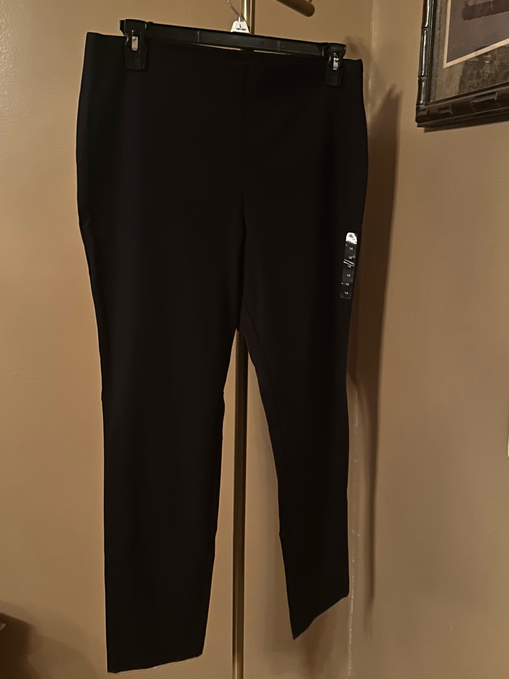 Ralph Lauren Black Cropped Ponte Ankle Pants